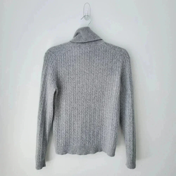 Jones New  York cashmere cable knit turtleneck sweater - Picture 9 of 9